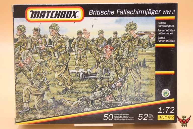 Matchbox 1/72 Britische Fallschirmjager WW II