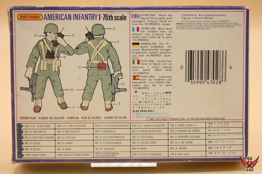 Matchbox 1/76 American Infantry