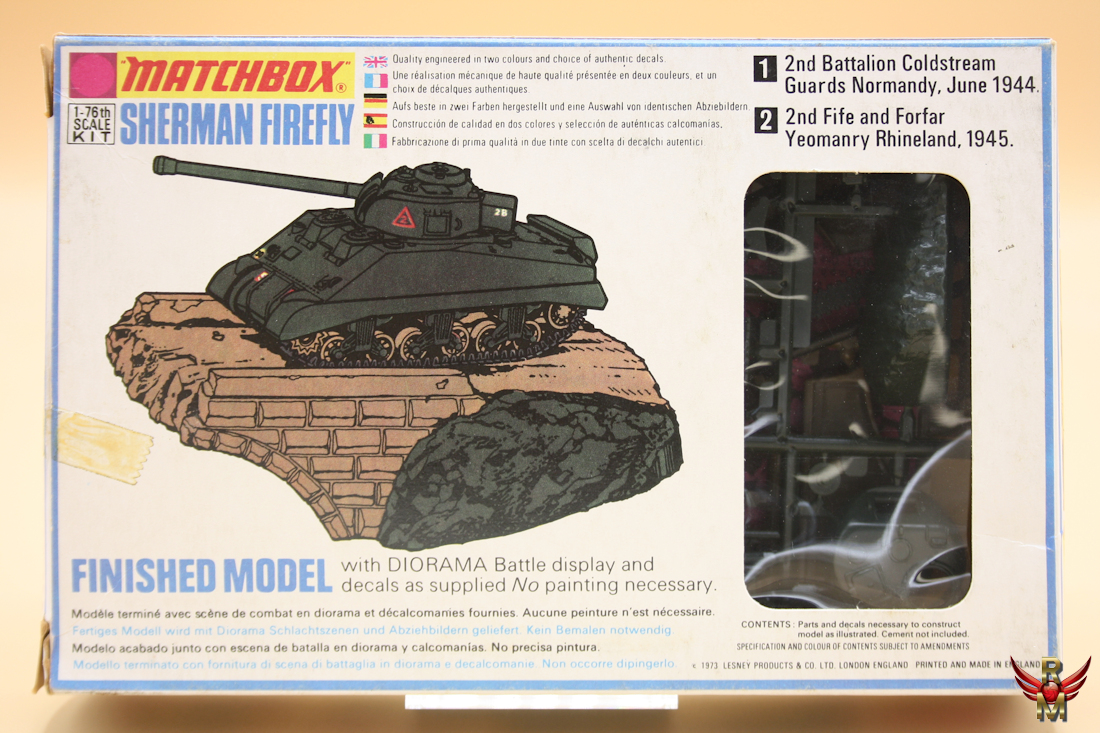 Matchbox 1/76 Sherman Firefly