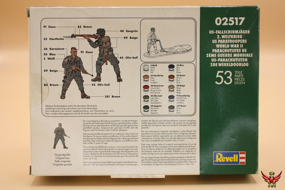 Revell 1/72 US Fallschirmjäger WWII