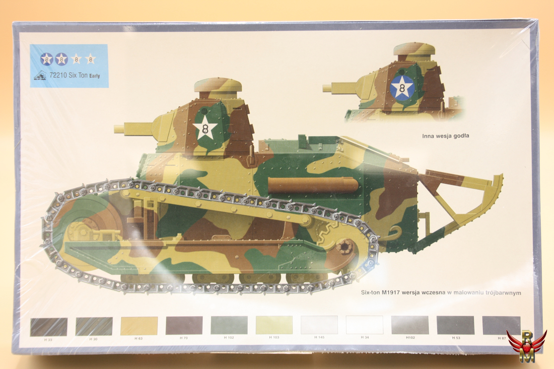 RPM 1/72 US six-ton M1917 light tank early