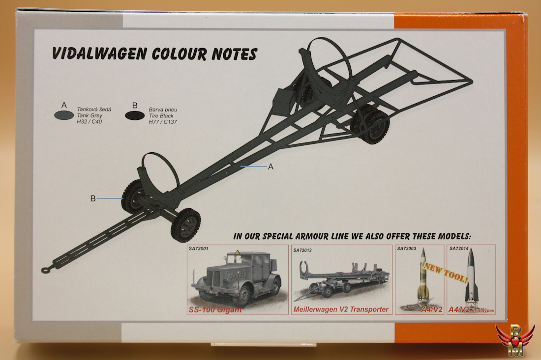 Special Armour 1/72 Vidalwagen Road V-2 Transporter