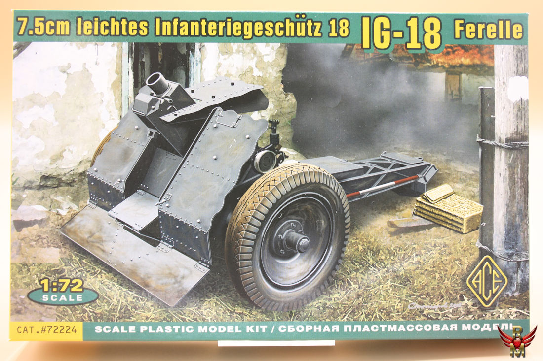 ACE 1/72 75mm leichtes Infantriegeschütz 18 IG-18 Forelle