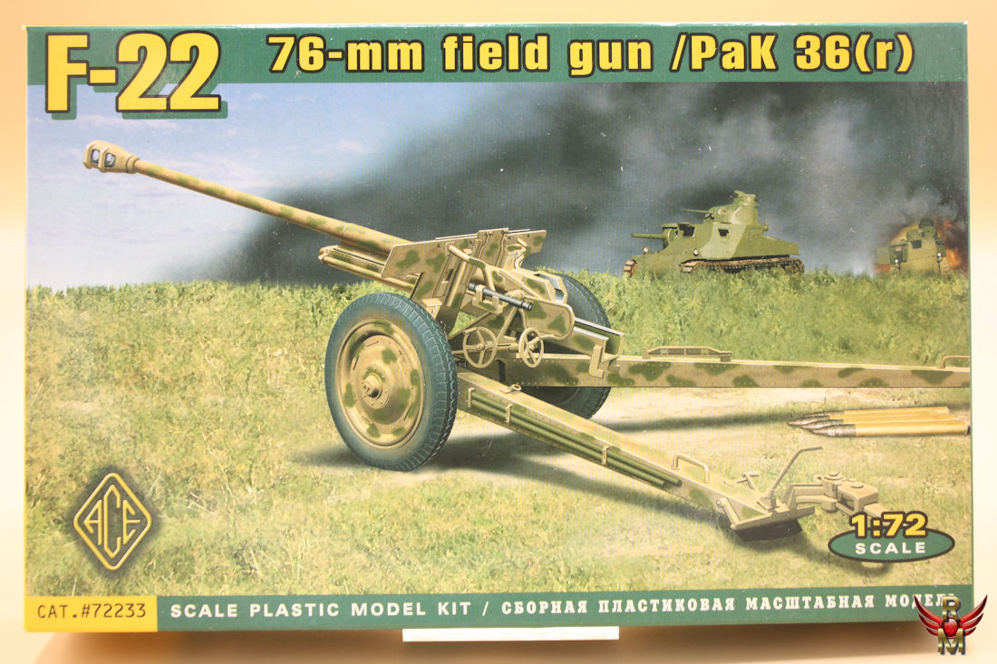 ACE 1/72 F-22 76mm Field Gun PaK 36r