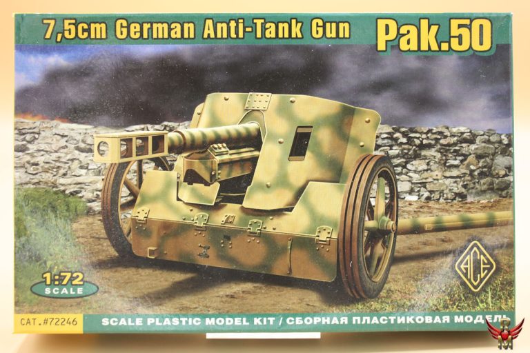 ACE 1/72 75mm German Anti Tank Gun Pak 50