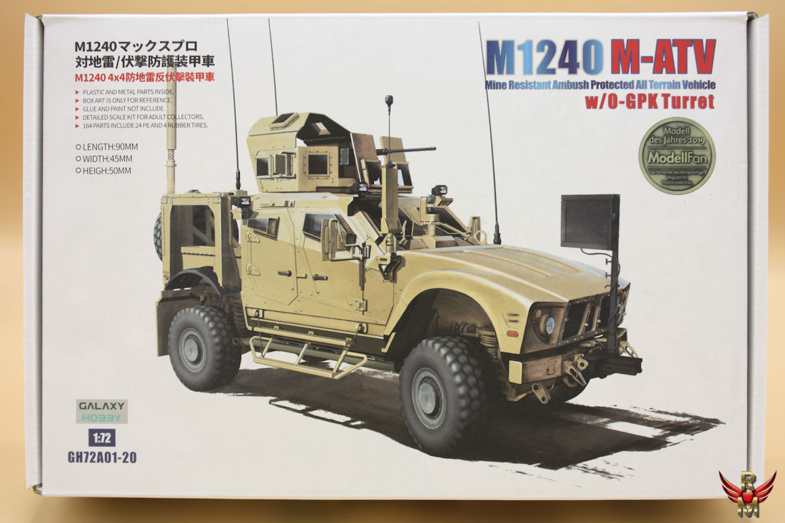 Galaxy Hobby 1/72 M1240 M-ATV MRAP with O-GPK Turret