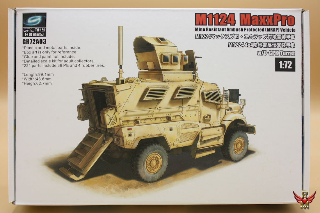 Galaxy Hobby 1/72 M1124 MaxxPro with O-GPK Turret
