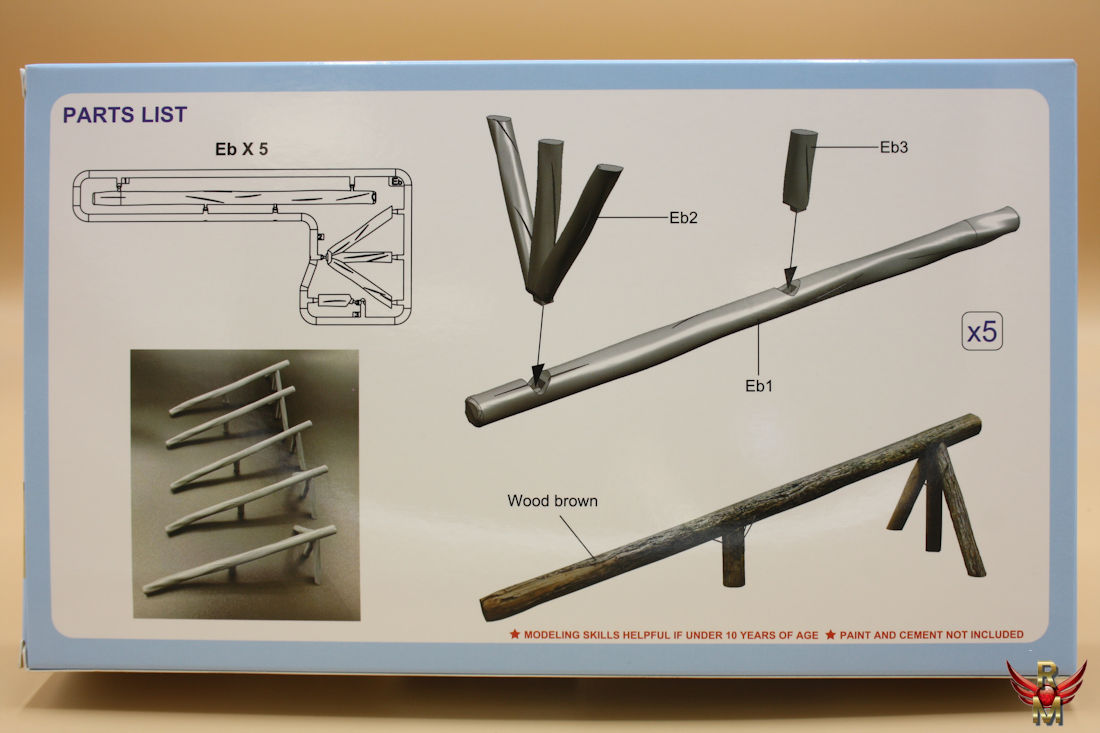 Gecko Models 1/35 Normandy Beach Log Ramps Set