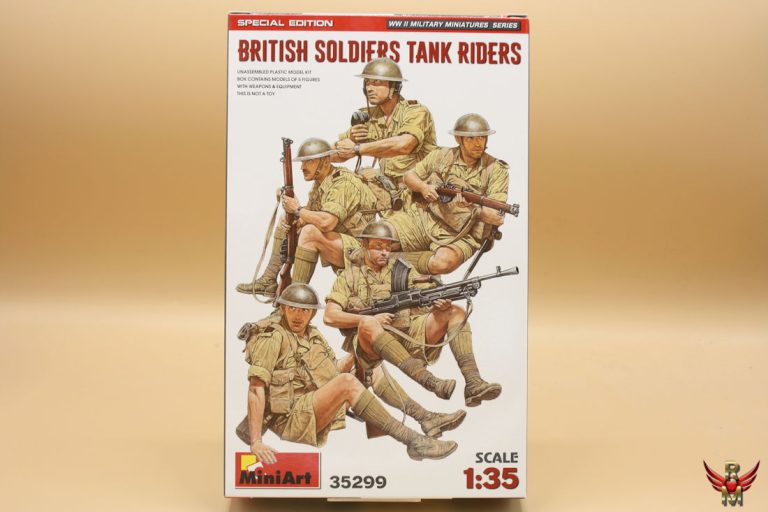 MiniArt 1/35 British Soldiers Tank Riders Special Edition