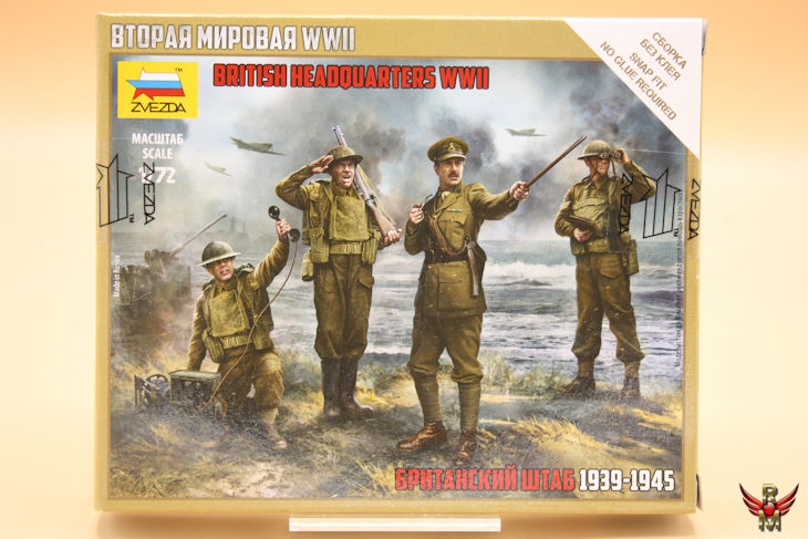 Zvezda 1/72 British Headquarters WWII