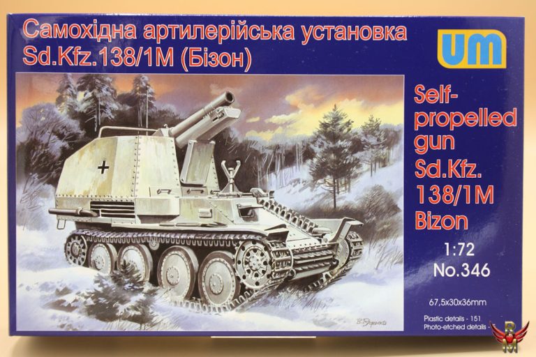 Uni Models 1/72 Self propelled gun Sd Kfz 138/1M Bizon