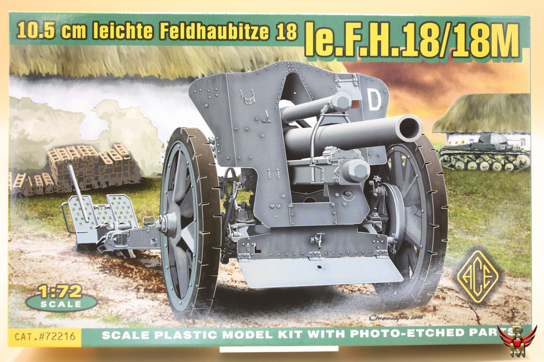 ACE 1/72 105mm Leichte Feldhaubitze 18 leFH 18/18M