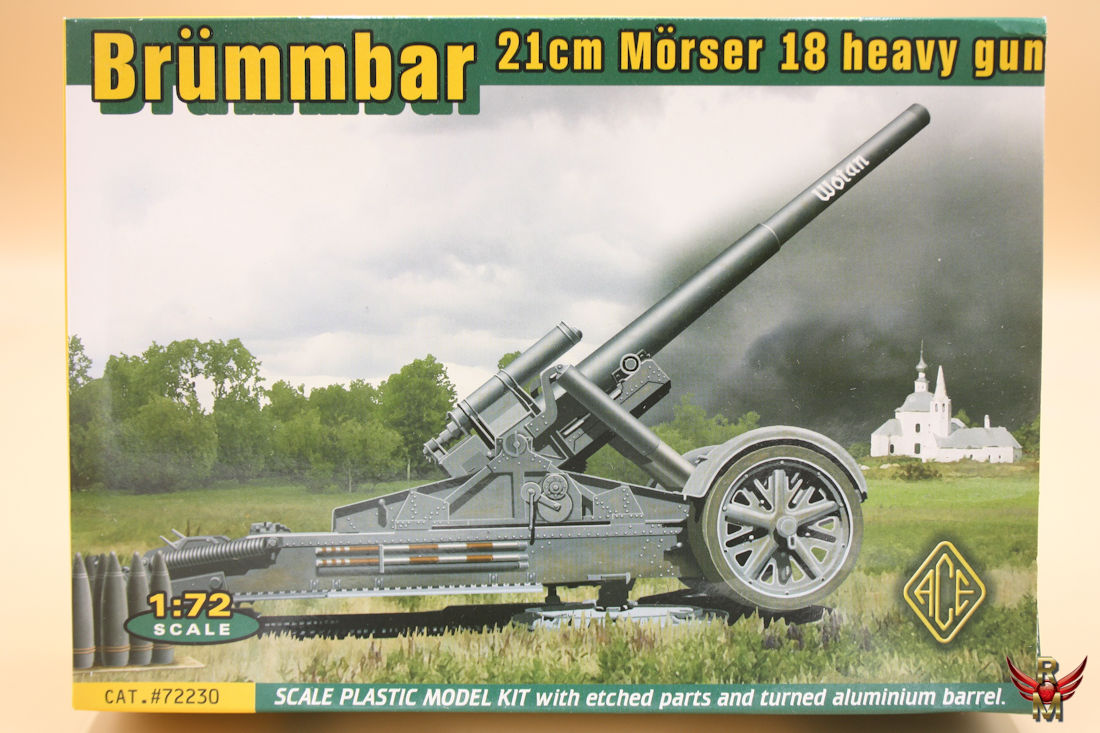 ACE 1/72 Brummbär 21cm Mörser 18 heavy Gun