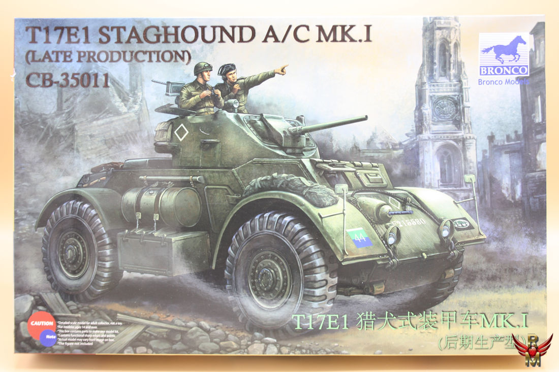 Bronco Models 1/35 T17E1 Staghound A/C Mk I Late Production