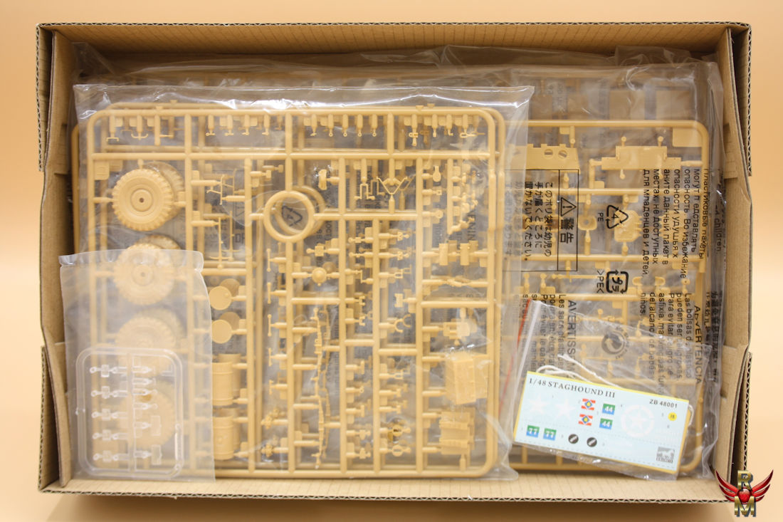 Bronco Models 1/48 Staghound Mk III Armoured Car