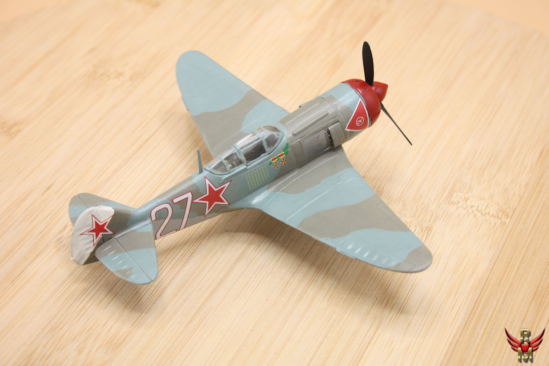 Gebouwd Model 1/72 Lavochkin La 7