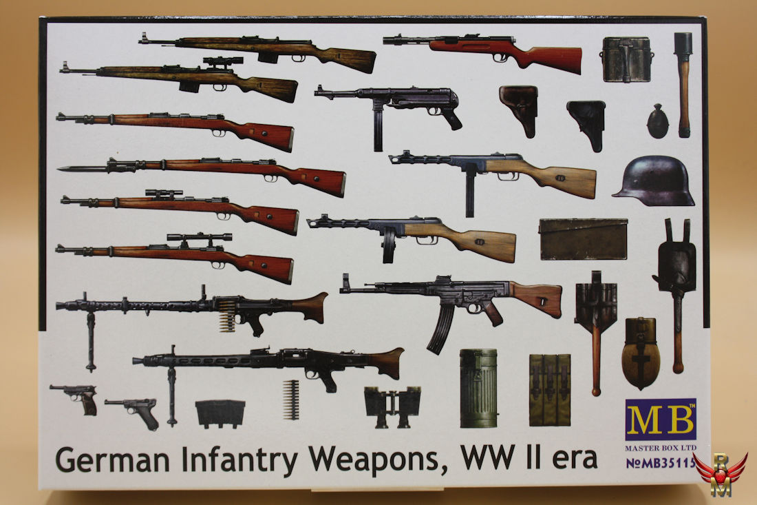 Master Box 1/35 German Infantry Weapons WW II Era