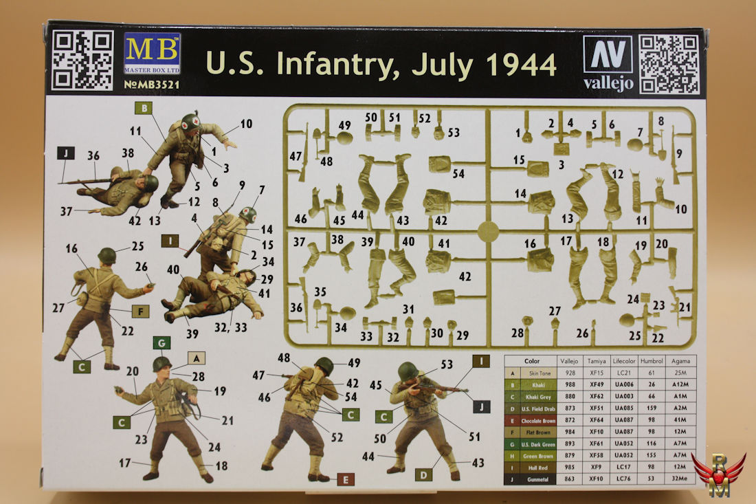 Master Box 1/35 US Infantry July 1944