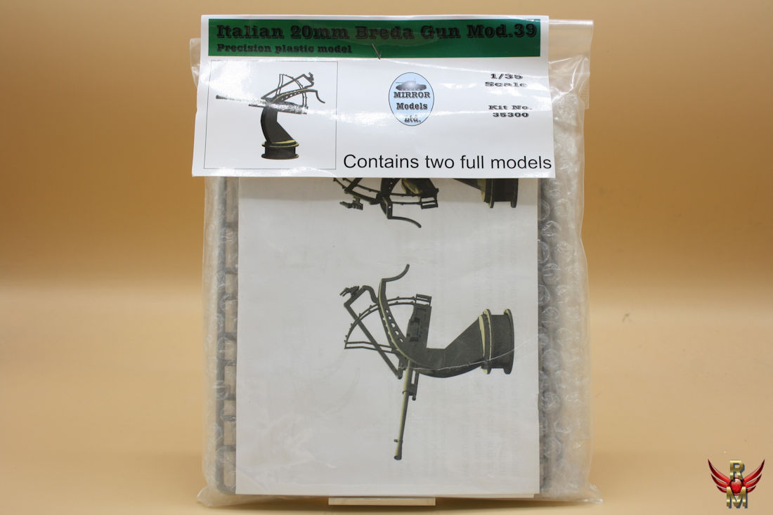 Mirror Models Ltd 1/35 Italian 20mm Breda gun Mod 39
