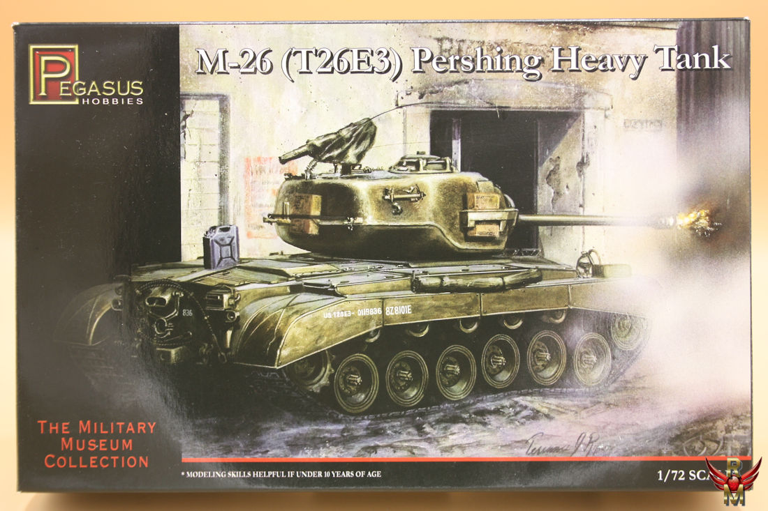 Pegasus 1/72 M-26 T26E3 Pershing Heavy Tank