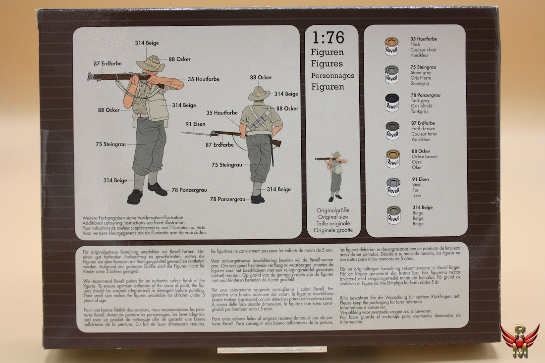 Revell 1/76 ANZAC Infantry WWII originally Matchbox