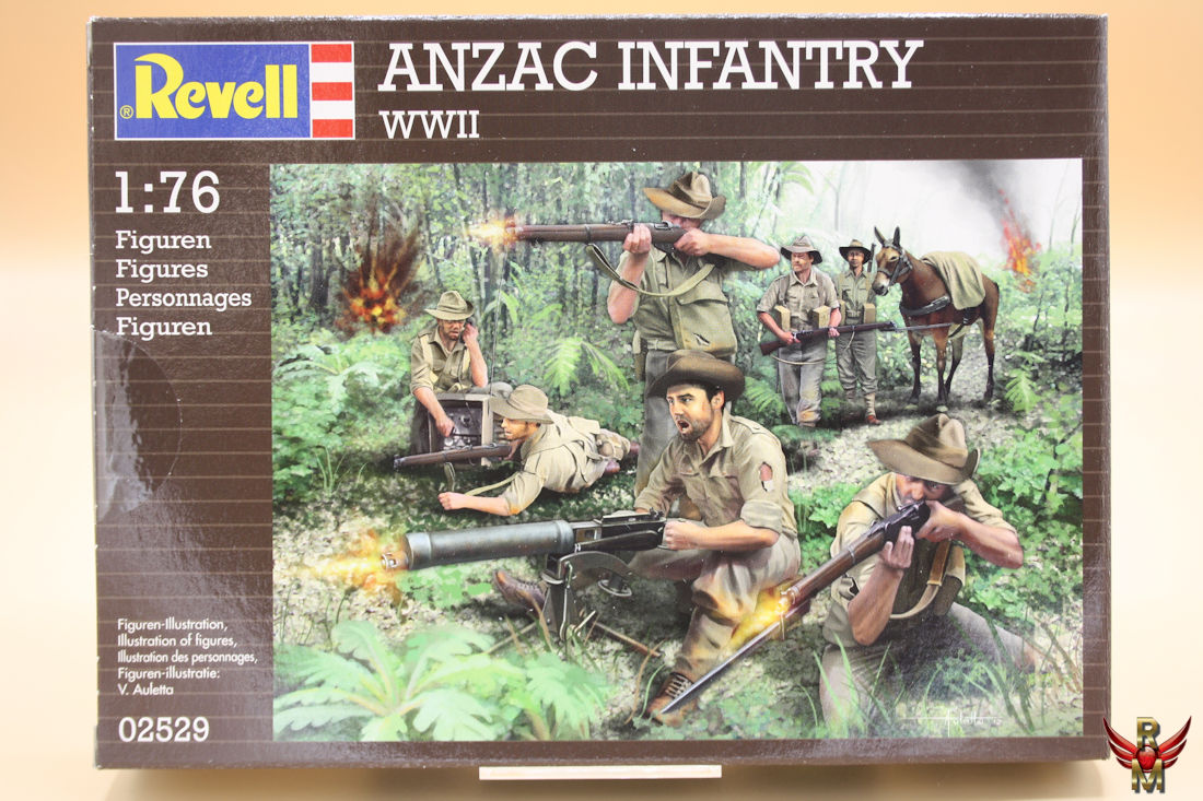 Revell 1/76 ANZAC Infantry WWII originally Matchbox