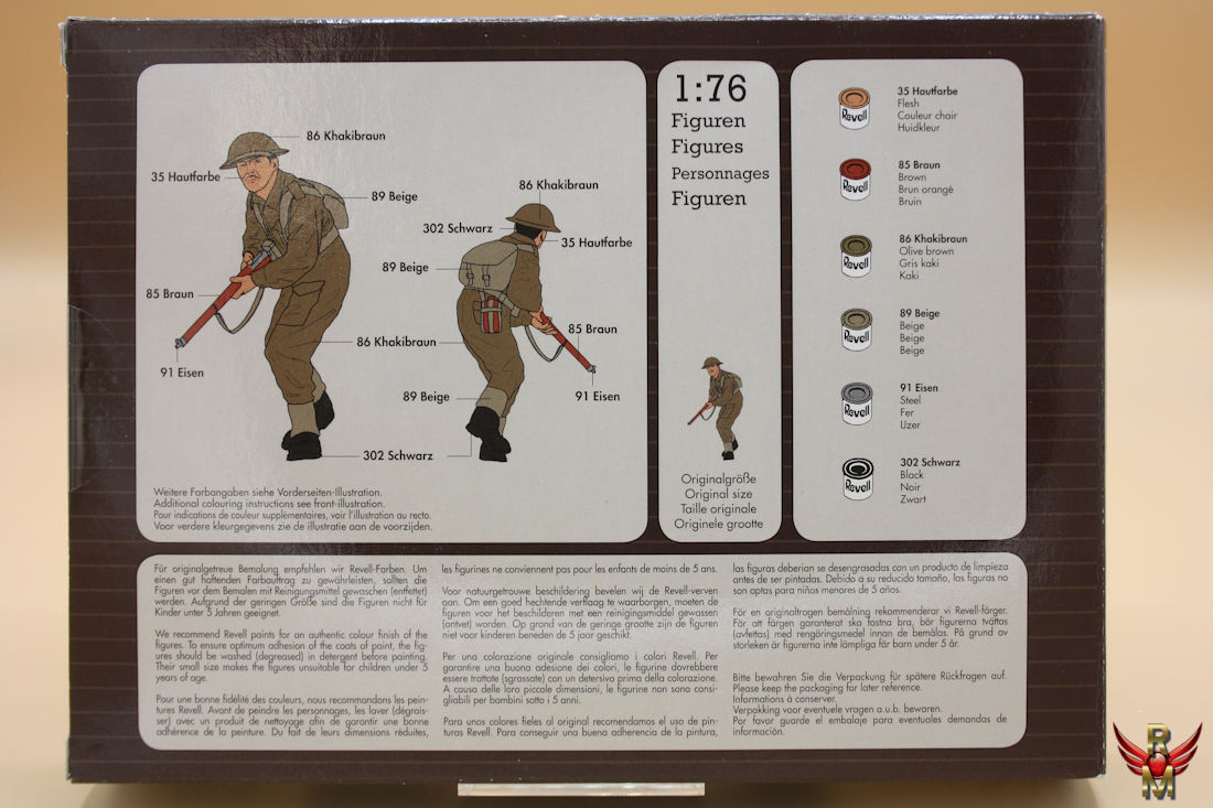Revell 1/76 British Infantry WWII originally Matchbox