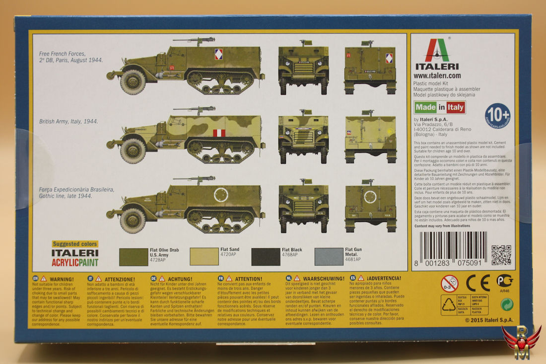 Italeri 1/72 M3A1 Half Track
