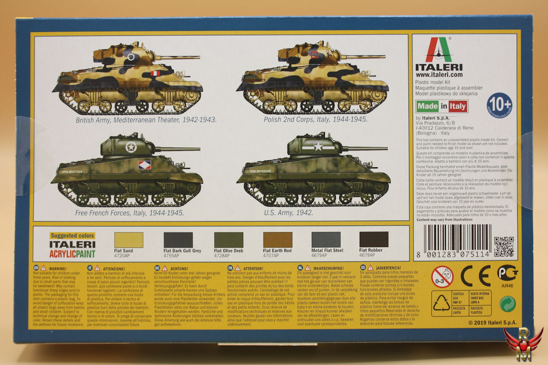 Italeri 1/72 M4A2 Sherman III