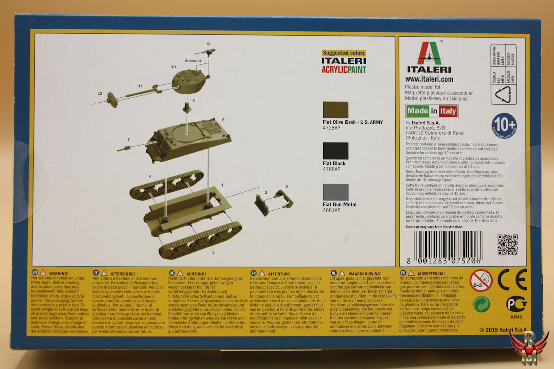Italeri 1/72 M4A3E2 Sherman Jumbo