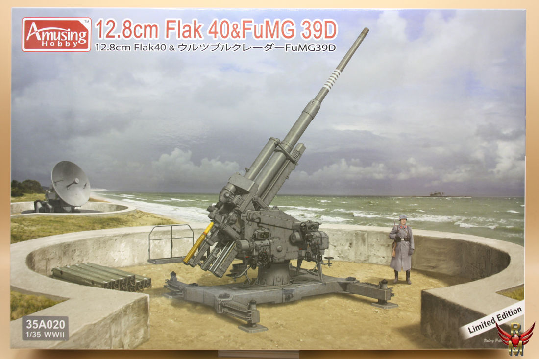 Amusing Hobby 1/35 128mm Flak 40 and FuMG 39D LIMITED EDITION