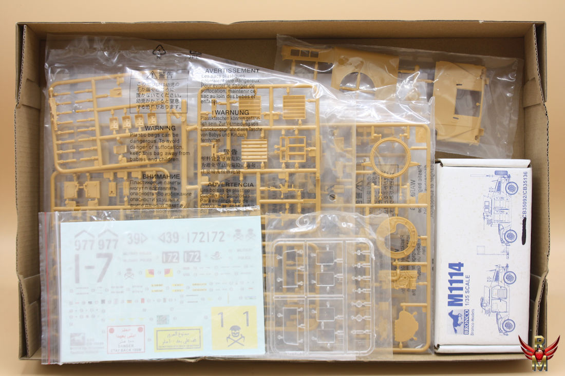 Bronco Models 1/35 M1114 Up-Armored Tactical Vehicle