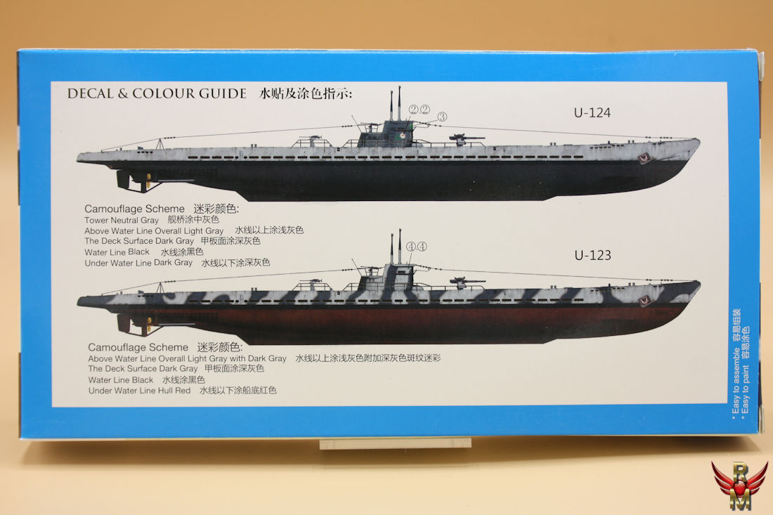 Bronco Models 1/350 German Long Range Submarine Type U-IXB