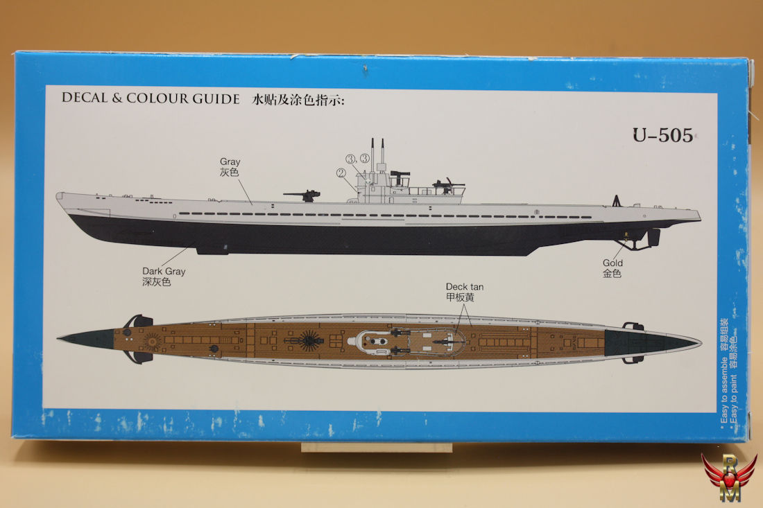 Bronco Models 1/350 German Long Range Submarine Type U-IXC