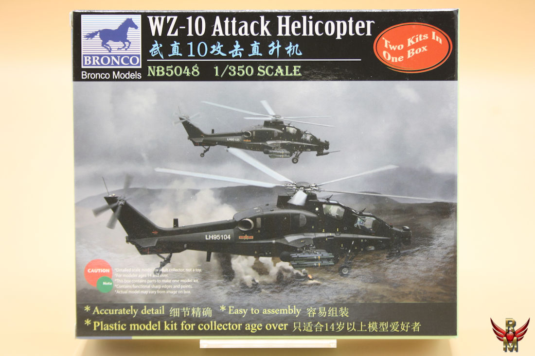 Bronco Models 1/350 WZ-10 Attack Helicopter