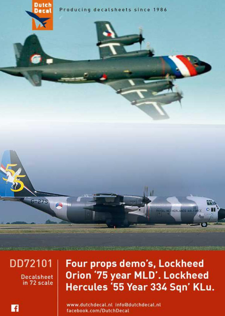 Dutch Decal 1/72 Four props demo