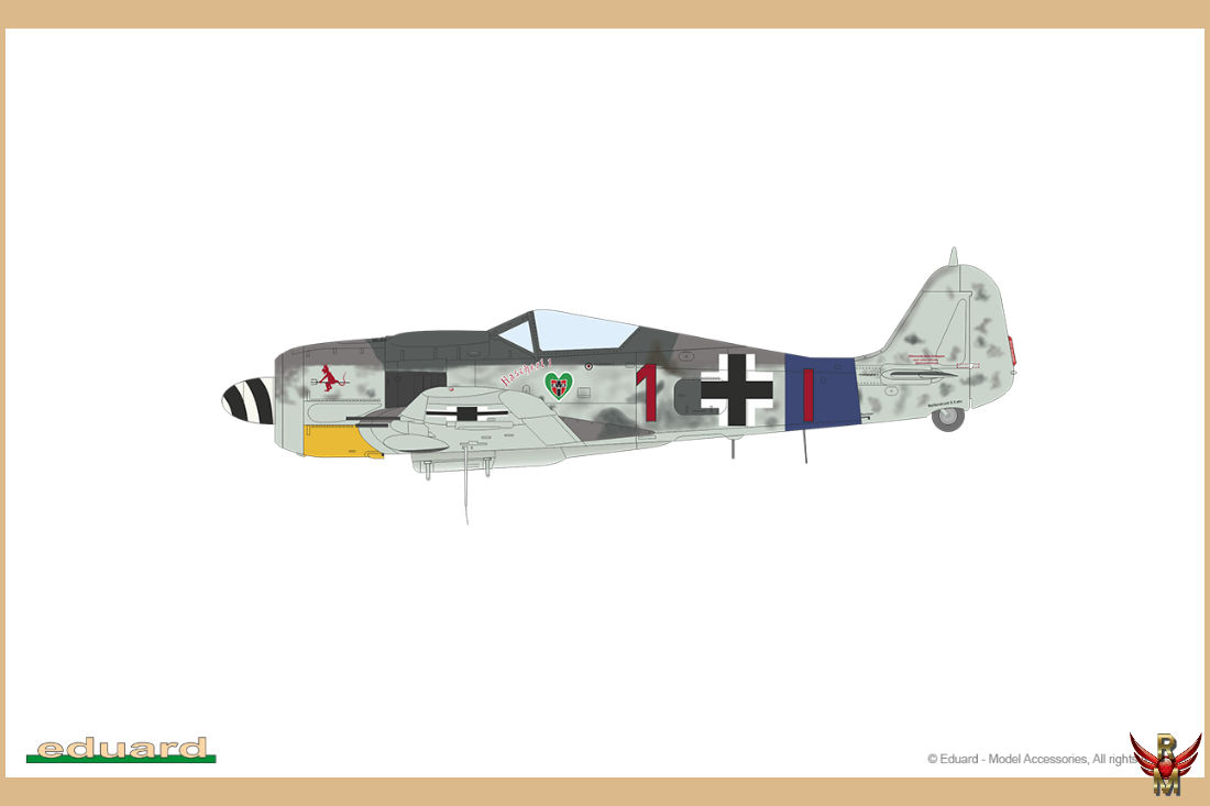 Eduard 1/72 Fw 190A-8 standard wings Weekend Edition