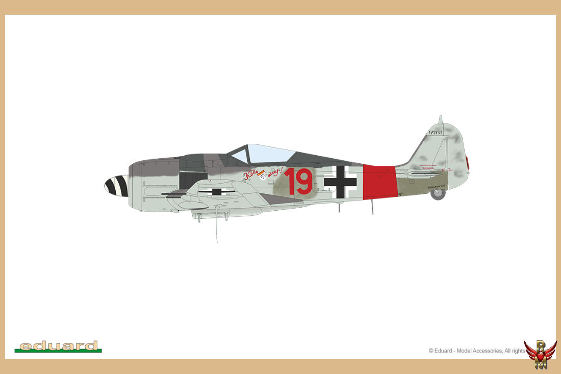 Eduard 1/72 Fw 190A-8 standard wings Weekend Edition