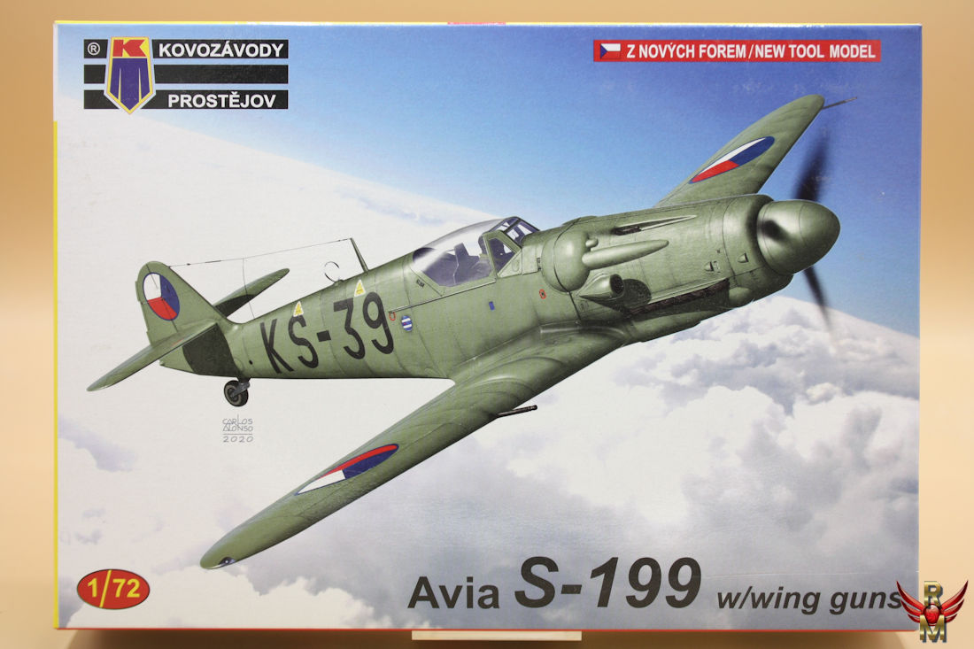 Kovozávody Prostějov 1/72 Avia S-199 with wing guns