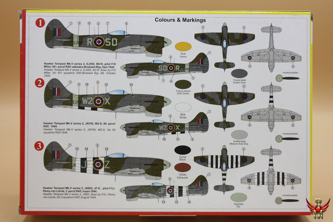 Kovozávody Prostějov 1/72 Hawker Tempest Mk V At war