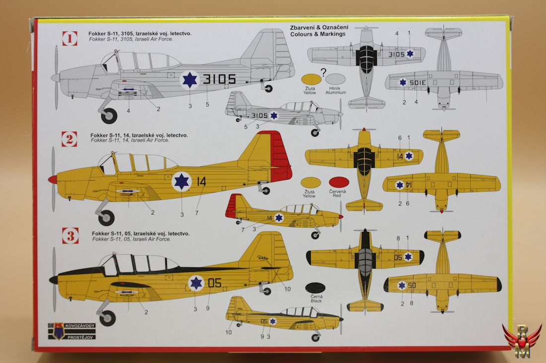Kovozávody Prostějov 1/72 Fokker S-11 Instructor Israël