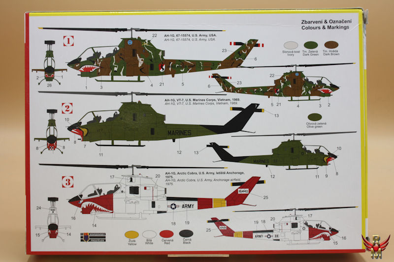 Kovozávody Prostějov 1/72 Bell AH-1G Huey Cobra Special Markings