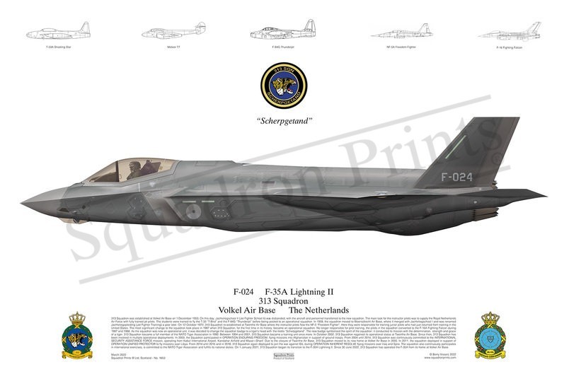 Squadron Prints F-35A Lighting II Netherlands
