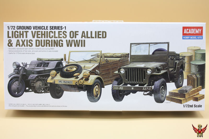 Academy 1/72 Light Vehicles Of Allied and Axis During WWII
