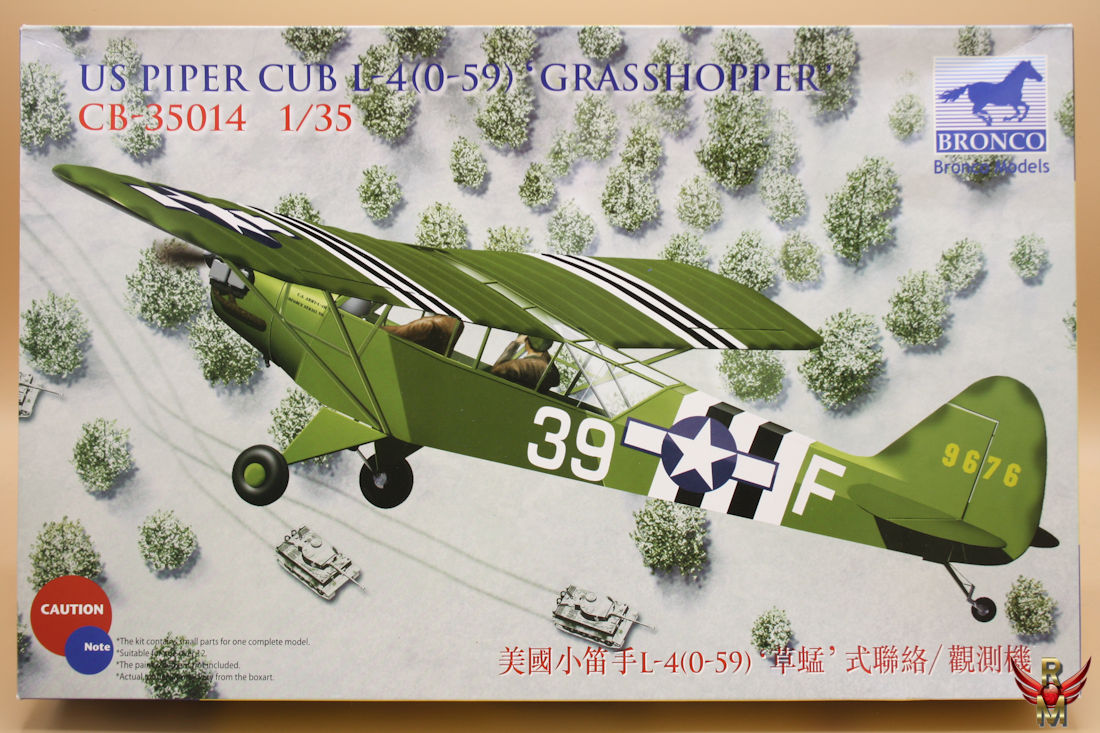 Bronco Models 1/35 US Piper Cub L-4 0-59 Grasshopper