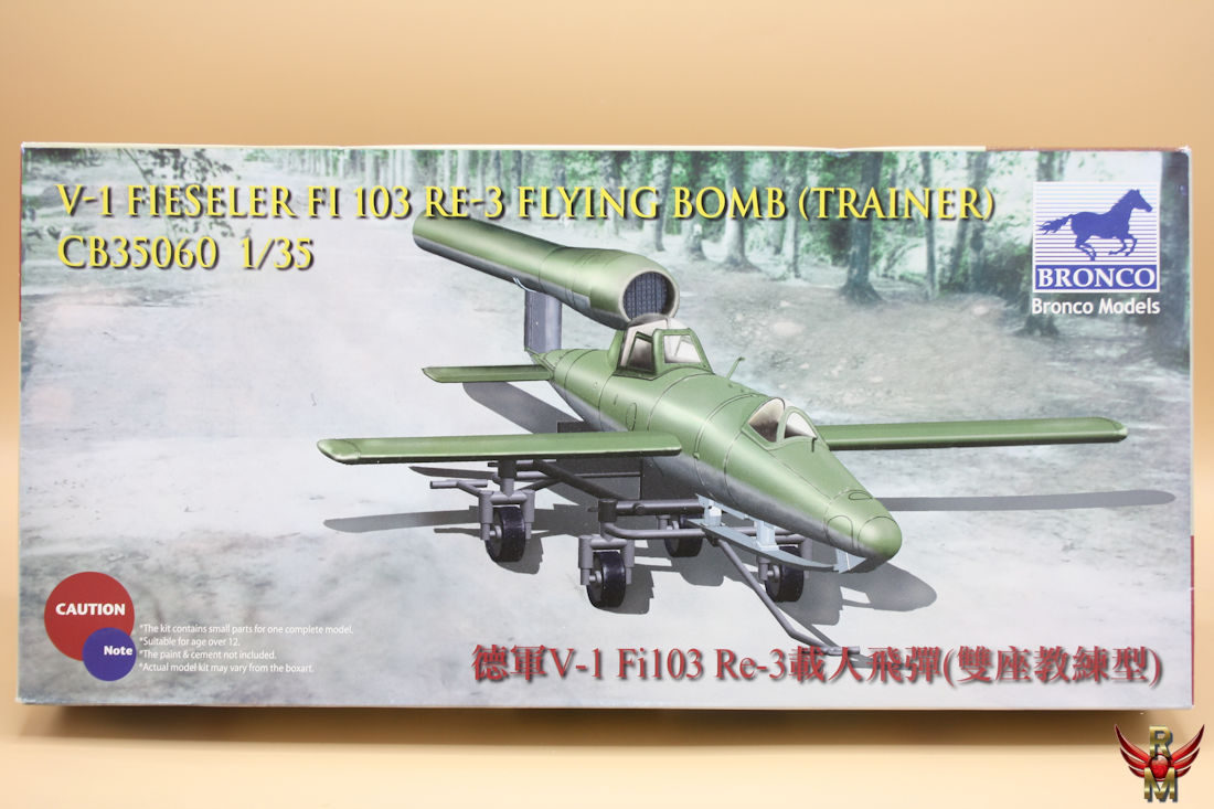 Bronco Models 1/35 V-1 Fieseler FI-103 RE-3 Flying Bomb Trainer