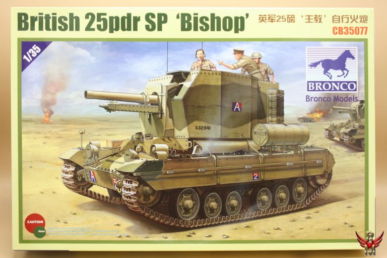 Bronco Models 1/35 British 25pdr SP Bishop