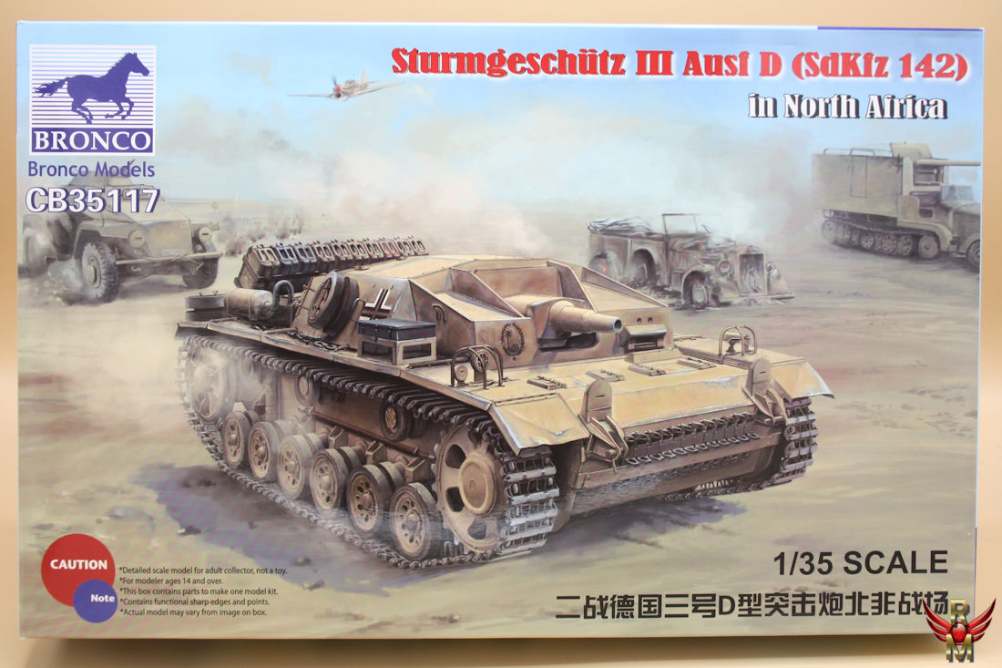 Bronco Models 1/35 Sturmgeschütz III Ausf D Sd Kfz 142 in North Africa