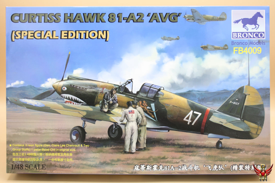 Bronco Models 1/48 Curtiss Hawk 81-A2 AVG Special Edition
