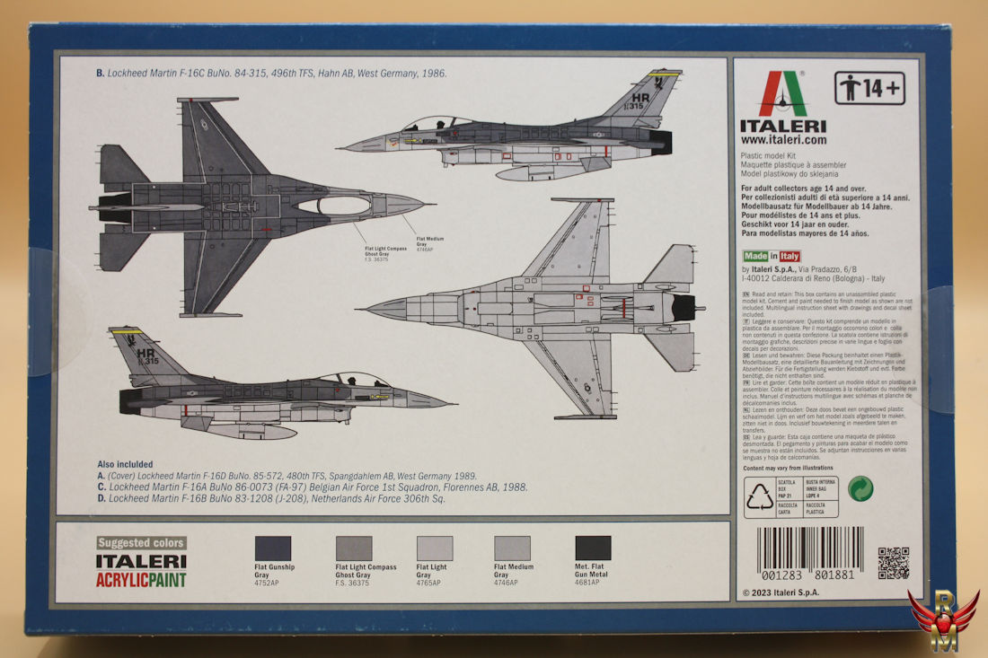 Italeri 1/72 F-16C/D Night Falcon